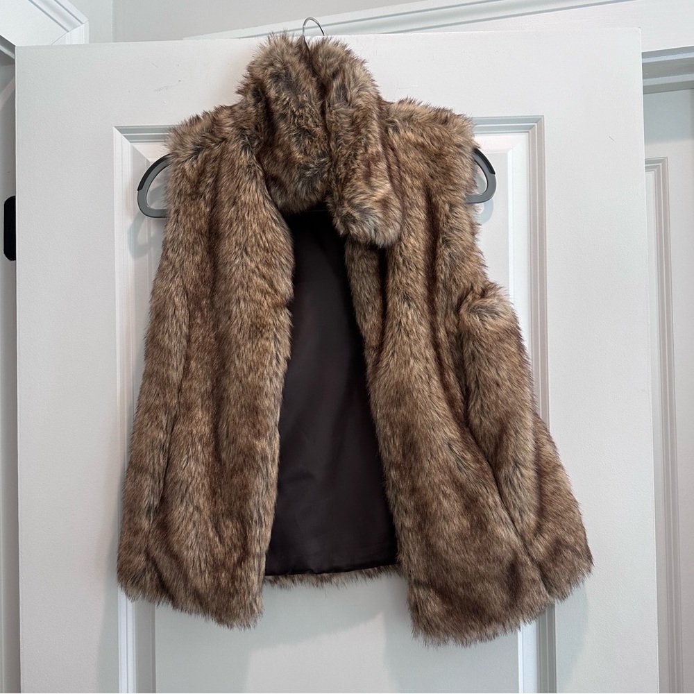 Zara Brown Teddy Jacket